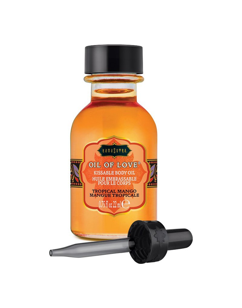 Kama Sutra Oil of Love – Kusbare Verwarmende Lichaamsolie Tropical Mango 22 ml