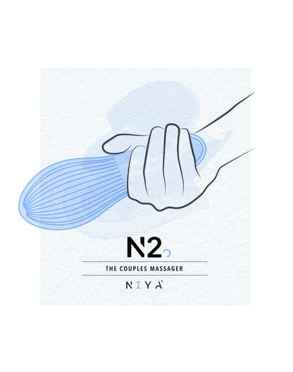 NIYA 2 Couple Massager – Lichtblauw