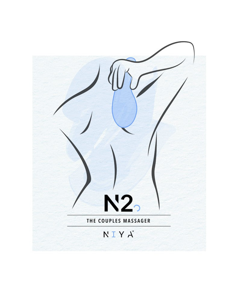 NIYA 2 Couple Massager – Lichtblauw