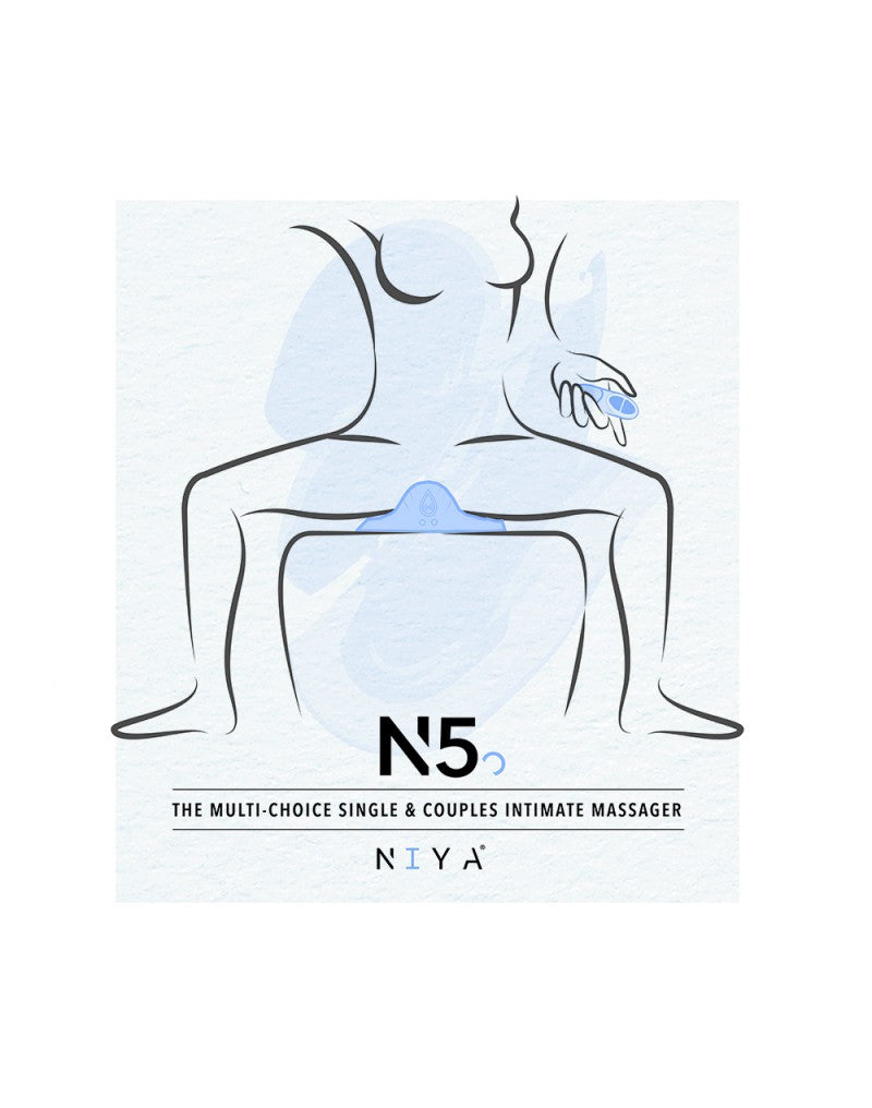 NIYA 5 – Oplegvibrator met Afstandsbediening | Lichtblauw