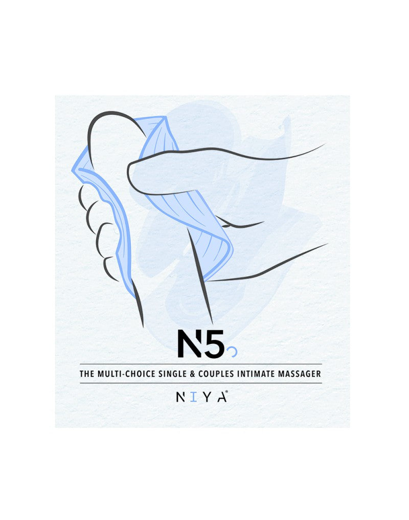NIYA 5 – Oplegvibrator met Afstandsbediening | Lichtblauw