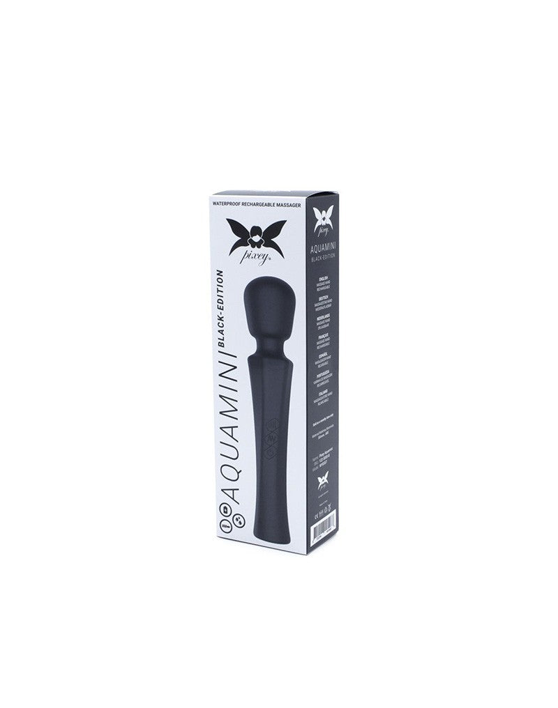 Pixey Aquawand Mini Wandvibrator – Zwart