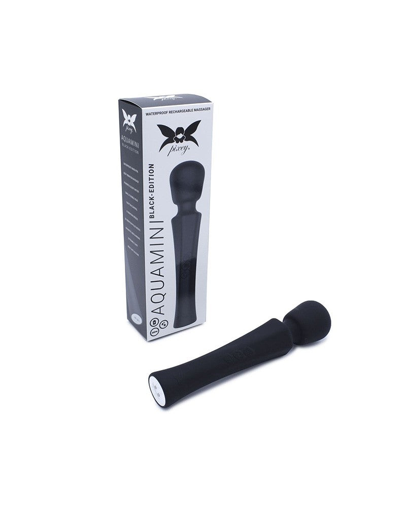 Pixey Aquawand Mini Wandvibrator – Zwart