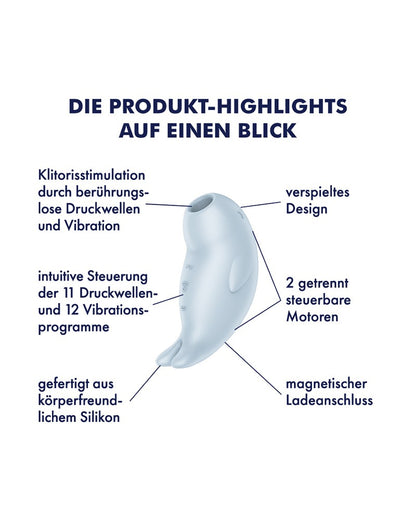 Satisfyer Seal You Soon Luchtdruk Vibrator – Blauw