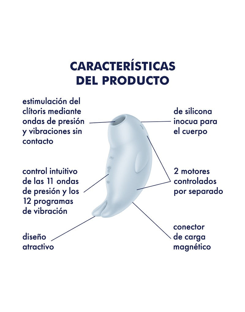 Satisfyer Seal You Soon Luchtdruk Vibrator – Blauw