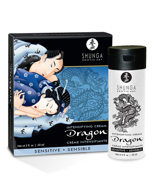 Shunga Dragon Cream Sensitive – Intensifiërende Stimulerende Crème 60 ml