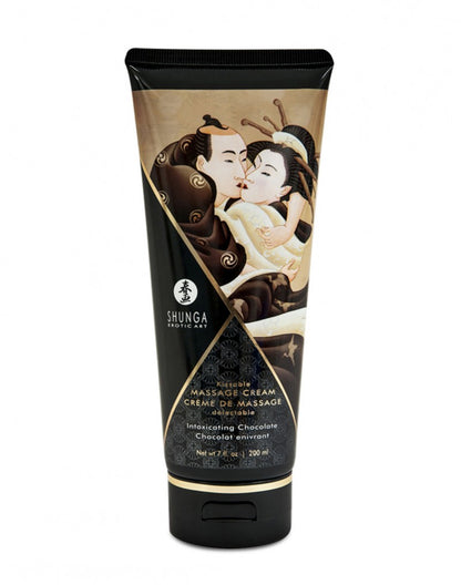 Shunga Eetbare Massagecrème – Intoxicating Chocolate 200 ml
