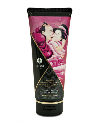 Shunga Eetbare Massagecrème – Raspberry Feeling 200 ml