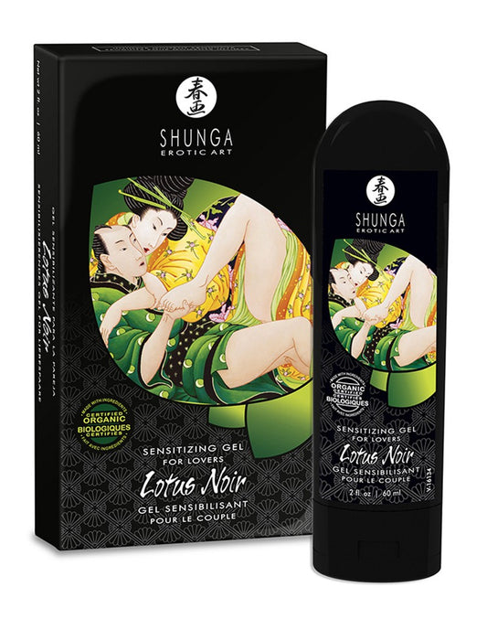 Shunga Lotus Noir – Sensibiliserende gel voor koppels | 60 ml