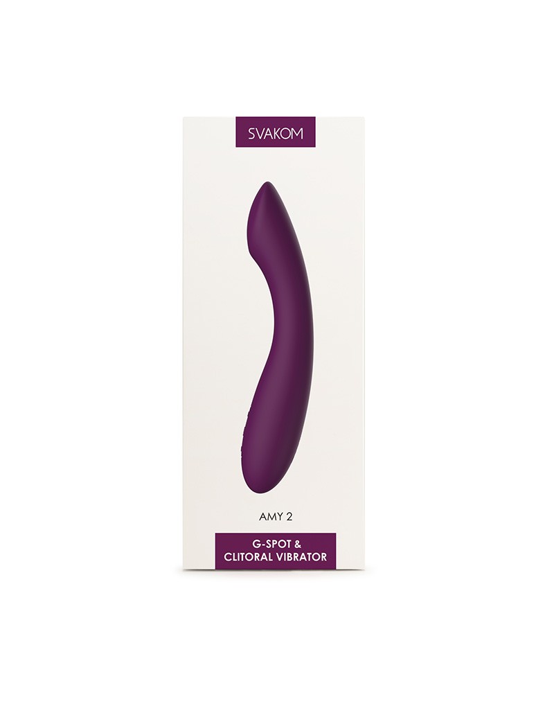 SVAKOM Amy 2 – Flexibele G-Spot Vibrator in Paars