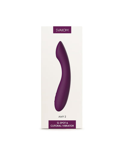 SVAKOM Amy 2 – Flexibele G-Spot Vibrator in Paars