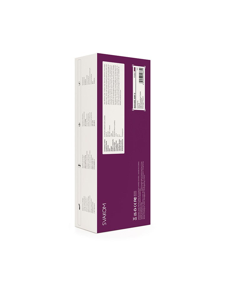 SVAKOM Amy 2 – Flexibele G-Spot Vibrator in Paars