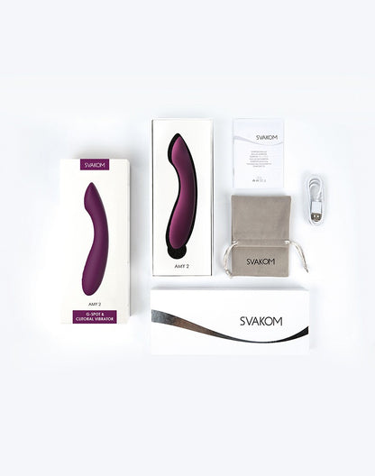 SVAKOM Amy 2 – Flexibele G-Spot Vibrator in Paars