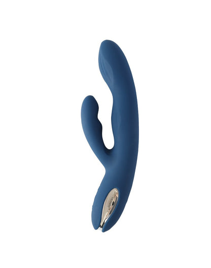 SVAKOM Aylin Rabbit Vibrator met Pulserende Tip – Blauw