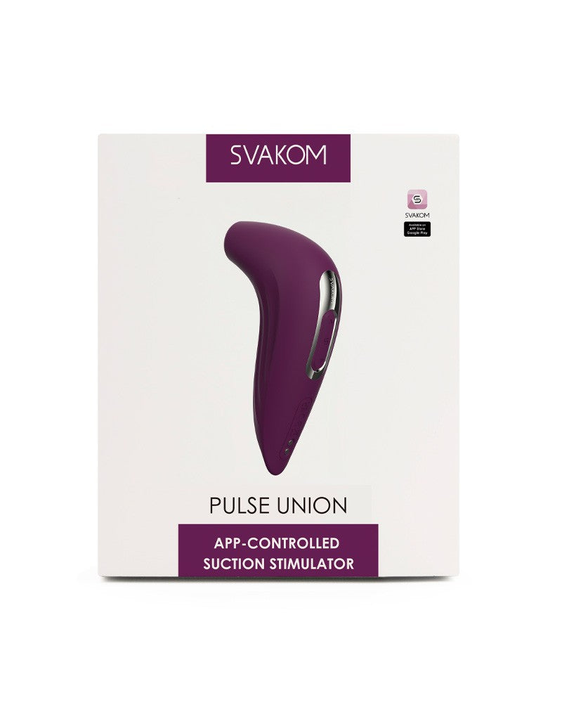 SVAKOM Pulse Union – Luchtdruk Vibrator met App Control | Paars