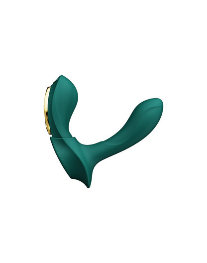 ZALO Aya – Draagbare Vibrator met Afstandsbediening | Groen