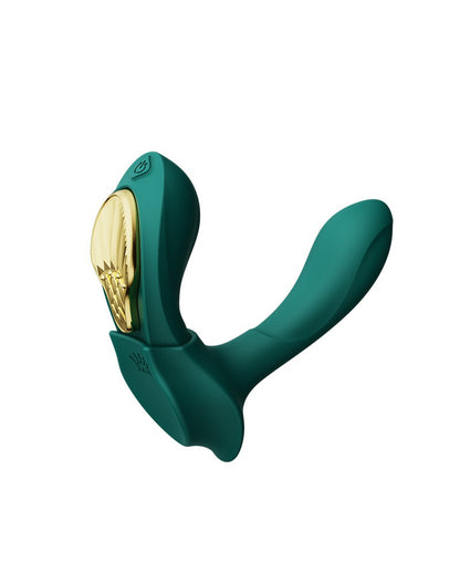 ZALO Aya – Draagbare Vibrator met Afstandsbediening | Groen