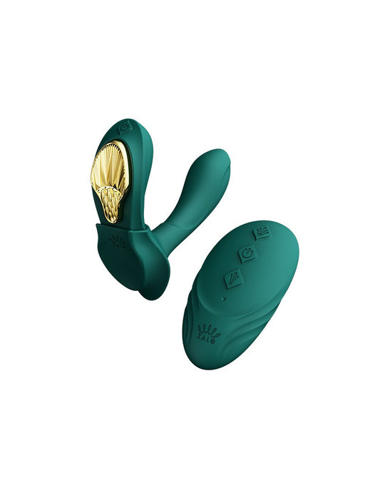 ZALO Aya – Draagbare Vibrator met Afstandsbediening | Groen