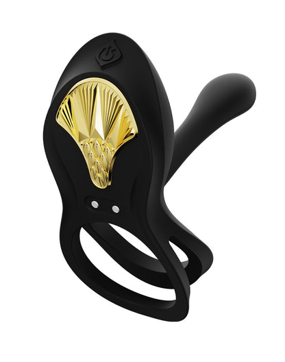 ZALO Bayek Cockring Vibrator met Afstandsbediening – Zwart