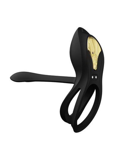 ZALO Bayek Cockring Vibrator met Afstandsbediening – Zwart