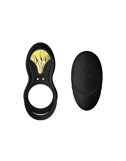 ZALO Bayek Cockring Vibrator met Afstandsbediening – Zwart