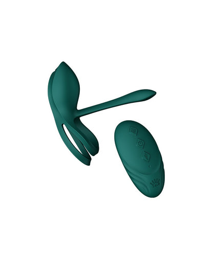 ZALO Bayek Cockring Vibrator met Afstandsbediening – Groen