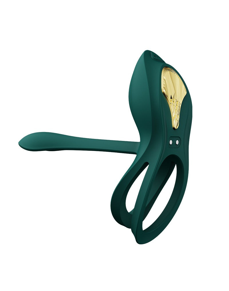 ZALO Bayek Cockring Vibrator met Afstandsbediening – Groen