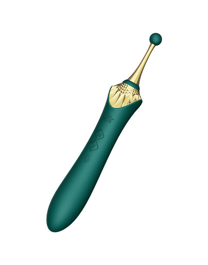 ZALO Bess 2 – Verwarmende Clitoris Massager met 4 Opzetstukken | Groen