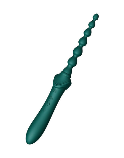 ZALO Bess 2 – Verwarmende Clitoris Massager met 4 Opzetstukken | Groen