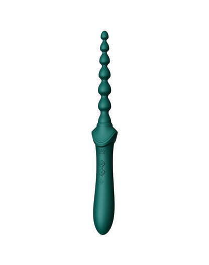 ZALO Bess 2 – Verwarmende Clitoris Massager met 4 Opzetstukken | Groen