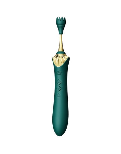 ZALO Bess 2 – Verwarmende Clitoris Massager met 4 Opzetstukken | Groen