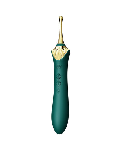 ZALO Bess 2 – Verwarmende Clitoris Massager met 4 Opzetstukken | Groen
