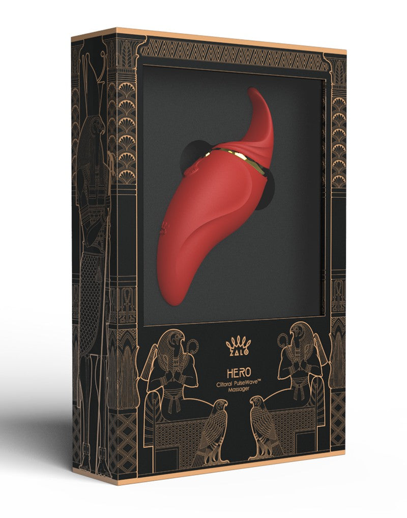 ZALO Hero Clitorale PulseWave Massager – Wine Red