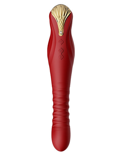 ZALO King Thrusting Vibrator – Rood