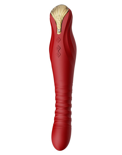 ZALO King Thrusting Vibrator – Rood