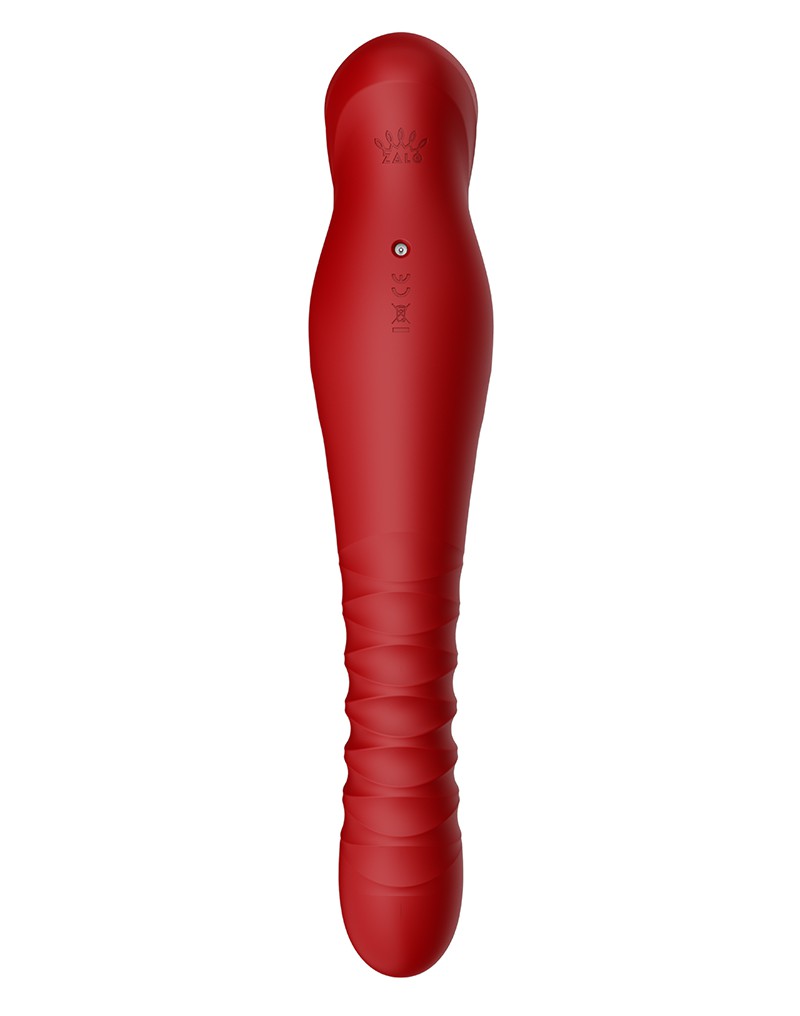ZALO King Thrusting Vibrator – Rood