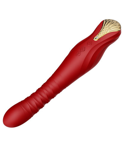ZALO King Thrusting Vibrator – Rood