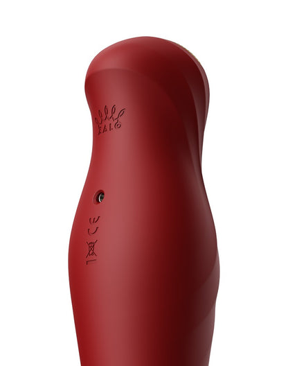 ZALO King Thrusting Vibrator – Rood